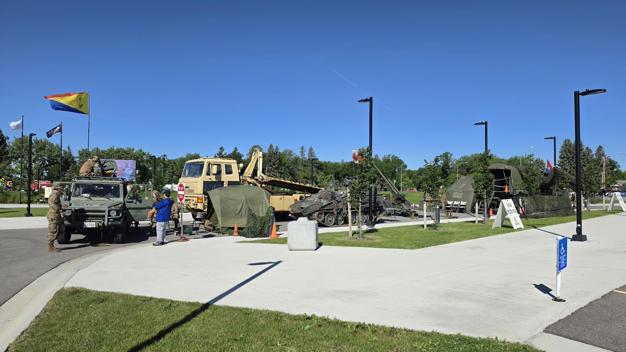 CVR(T) Striker and Leyland DAF DROPS at Canada Day 2026